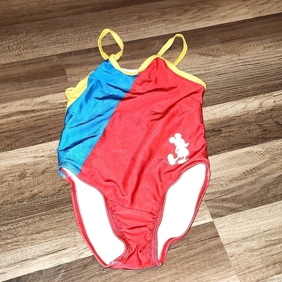 MICKEY Mouse One Piece Swimsuit Size XS Vintage Disney See Other Disney Items! - Picture 1 of 3